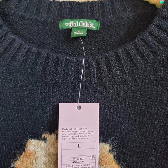 ●CHOOSE XS - XL● NWT Women's Wild Fable Crewneck Heritage Dog Novelty Sweater - Picture 10 of 14